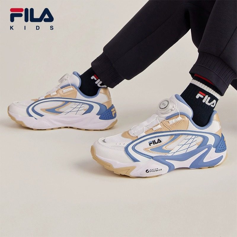 FILA斐乐儿童童鞋2024春新款中大童运动鞋BOA旋钮男女童复古跑鞋,淘宝优惠券,粉丝福利购,淘宝优惠卷