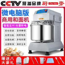 Kitchen and wheat computer version and noodle machine Commercial 10 15 kg Frequency Conversion Double Action Double Speed Beating Knead Flour Mixer
