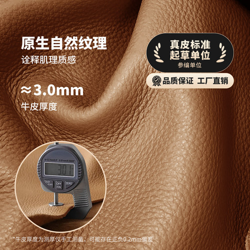 政府补贴劳伦斯真皮沙发床2026新款客厅小户型家用折叠沙发床两用 - 图2