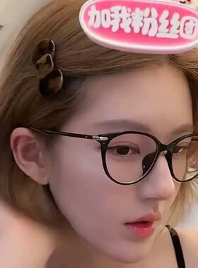 露思同款:奶熊豹纹蝴蝶结发夹少女高级感鸭嘴夹刘海夹侧边碎发夹