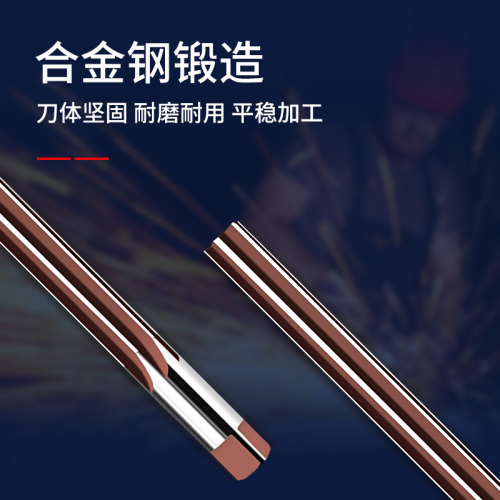 手动1:50锥度铰刀直柄螺旋锥度销子1比50加长手用绞刀2 6 8 12 - 图1