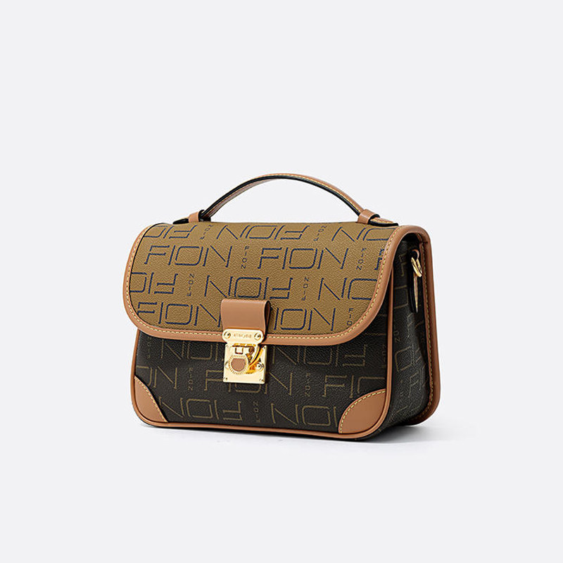 Fion菲安妮老花小方包2024新款经典高级单肩斜挎女包包FAAFJOH003,淘宝优惠券,粉丝福利购,淘宝优惠卷