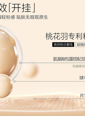FunnyElves方里开挂气垫粉底液遮瑕持久不脱妆干油皮控油服帖