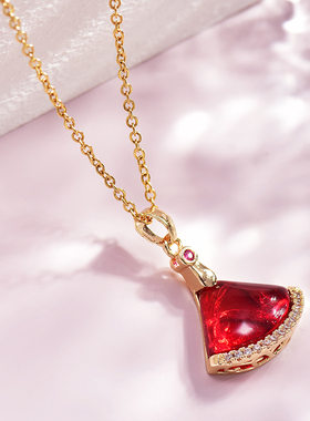 钛钢小众设计感短款配饰锁骨链