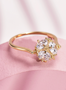 日韩风百搭大气关节戒指网红