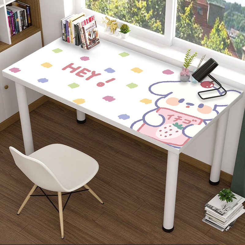 皮质书桌垫写字台桌垫高中生女孩女童儿童桌面垫防水防油茶几桌布 - 图0