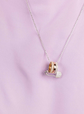 APM别针项链多色银设计感送礼