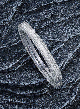 APM邹市明同款密镶手镯银白送礼