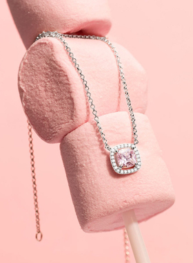 APMMonaco玫瑰密镶可调节项链