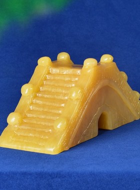 天然黄玉镇桥罡摆件大门正对桥阳台窗台对洞口中式新居平安吉祥物