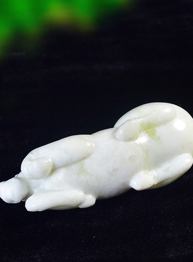 马到成功玉石实心招财骏马唐马战马笔架十二生肖办公室摆件工艺品