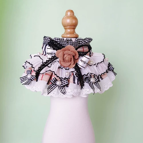 Шарф, плащ, слюнявчик, горный чай, нагрудник из жемчуга, делается под заказ