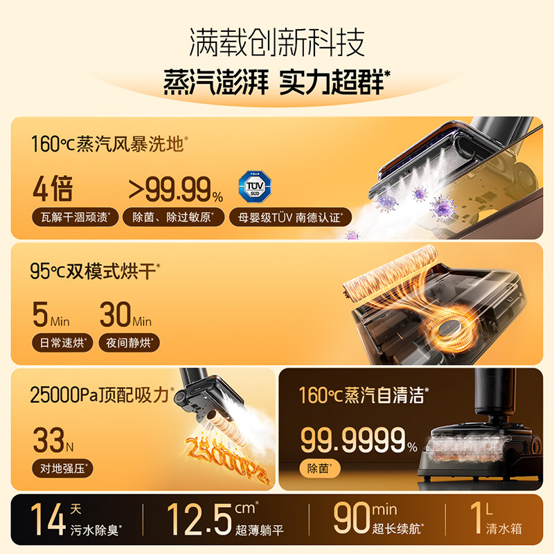 【新品】石头智能蒸汽洗地机A30 Pro Steam智享版母婴级吸拖一体,淘宝优惠券,粉丝福利购,淘宝优惠卷