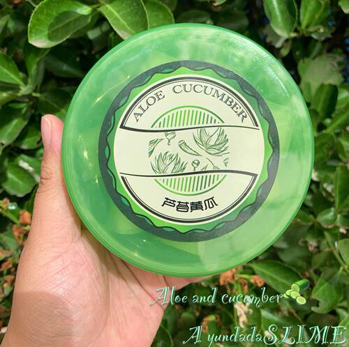 芦荟黄瓜 史莱姆不沾手椰果透泰水晶泥假水瓜尔胶鼻涕泥减压礼物 - 图0