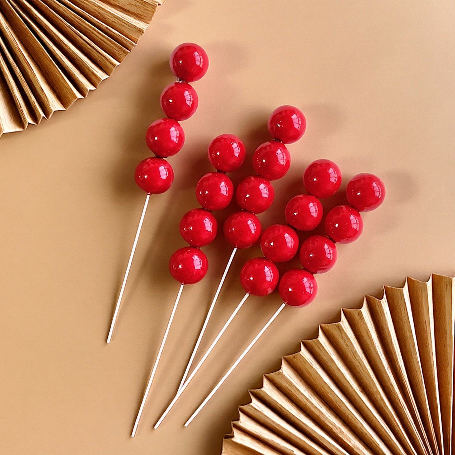 2026喜庆红色仿真糖葫芦蛋糕装饰装饰插件大小号新年春节元旦跨年,淘宝优惠券,粉丝福利购,淘宝优惠卷