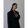 NEVA HU Self-focused Black High-end Suit Jacket Women's Loose Casual Suit Temperament Top