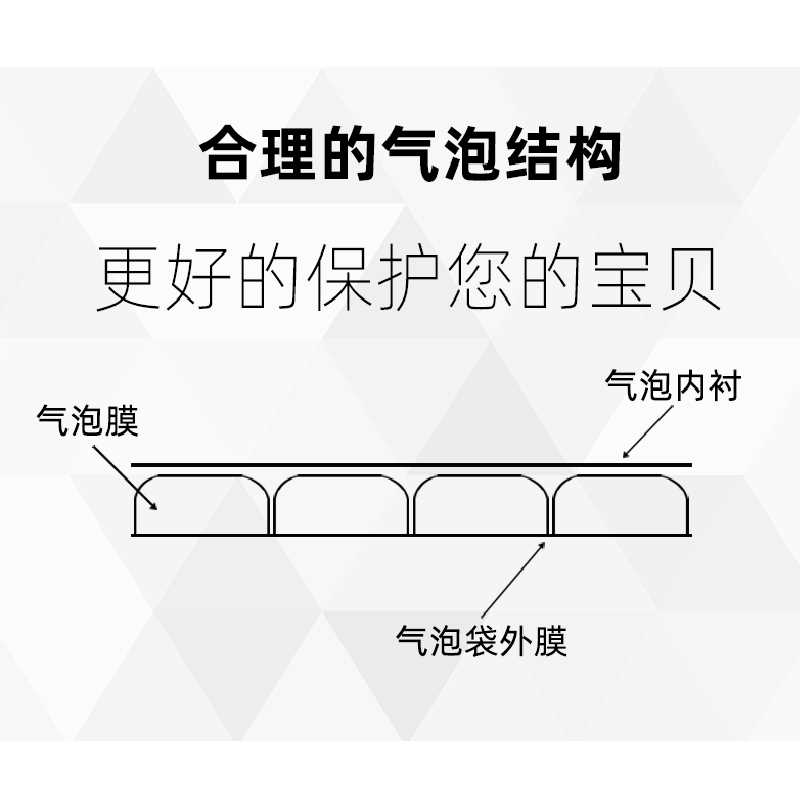 珠光膜气泡信封袋加厚快递袋防震摔泡沫打包装衣服复合自封袋定制 - 图1