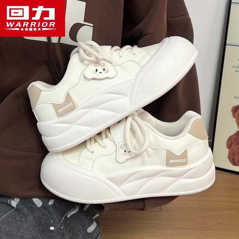 回力休闲面包鞋2026春季新款学生厚底小白鞋子女鞋百搭软底板鞋潮,淘宝优惠券,粉丝福利购,淘宝优惠卷