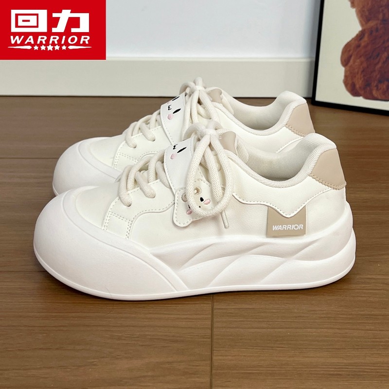 回力休闲面包鞋2026春季新款学生厚底小白鞋子女鞋百搭软底板鞋潮,淘宝优惠券,粉丝福利购,淘宝优惠卷