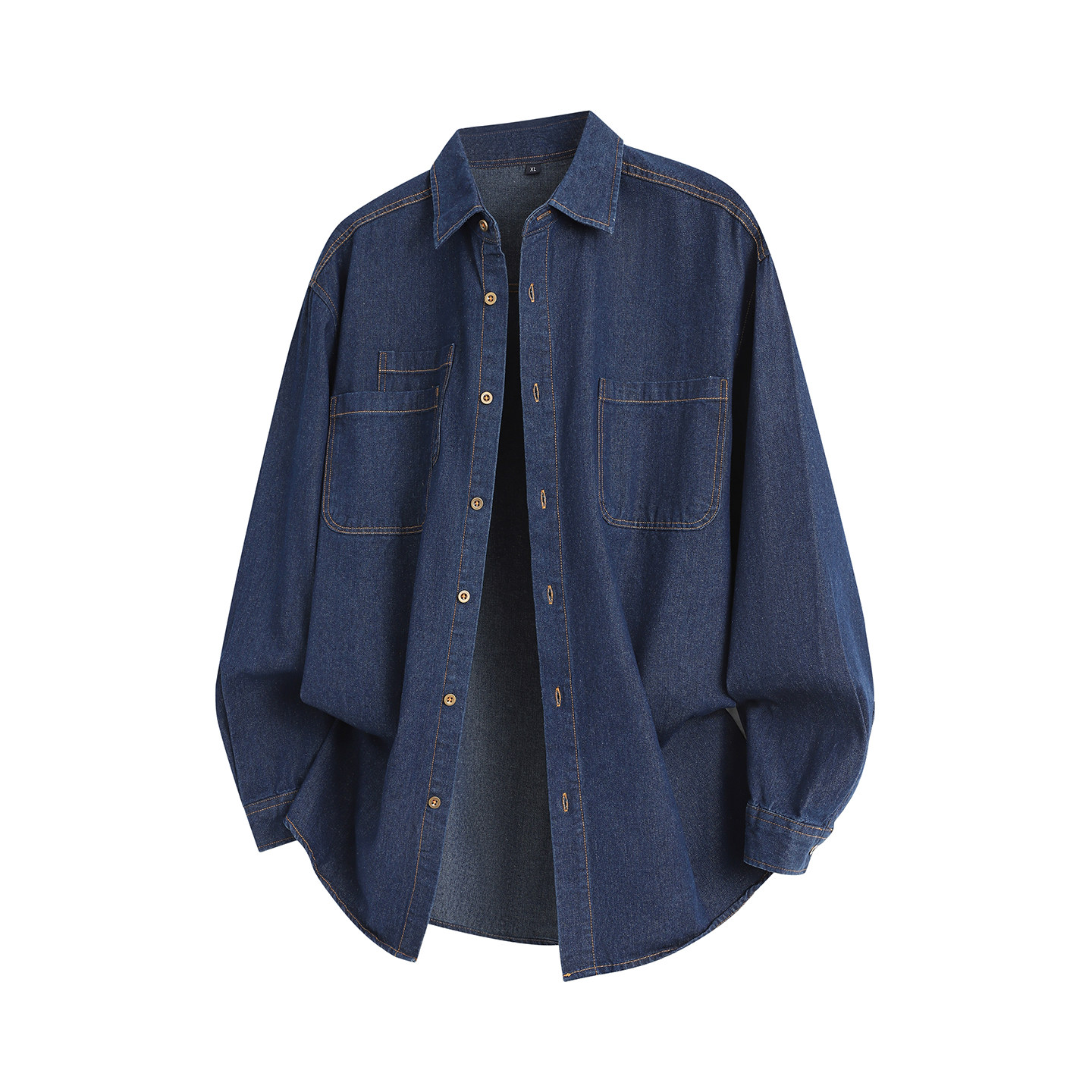 拉夏贝尔美式厚绒牛仔衬衫外套冬季新款男女宽松保暖衬衣开衫棉服,淘宝优惠券,粉丝福利购,淘宝优惠卷