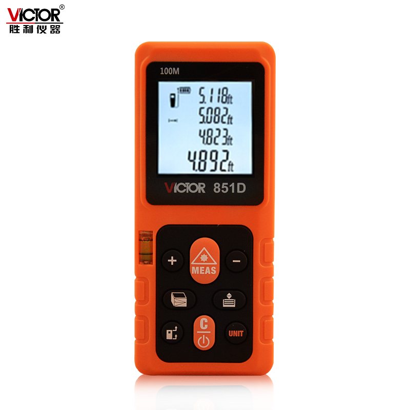 红外线激光测距仪VC851A/VC851B量房仪VC851C/VC851D高精度电子尺 - 图3