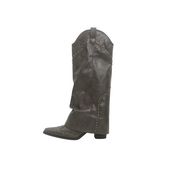 Усиленные сапоги в стиле городского кочевника для девочек в стиле ретро в стиле вестерн