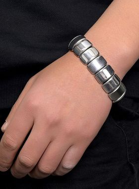 正品天然太赫兹能量石手链融冰祛湿男款钛核磁手串情侣随身饰品