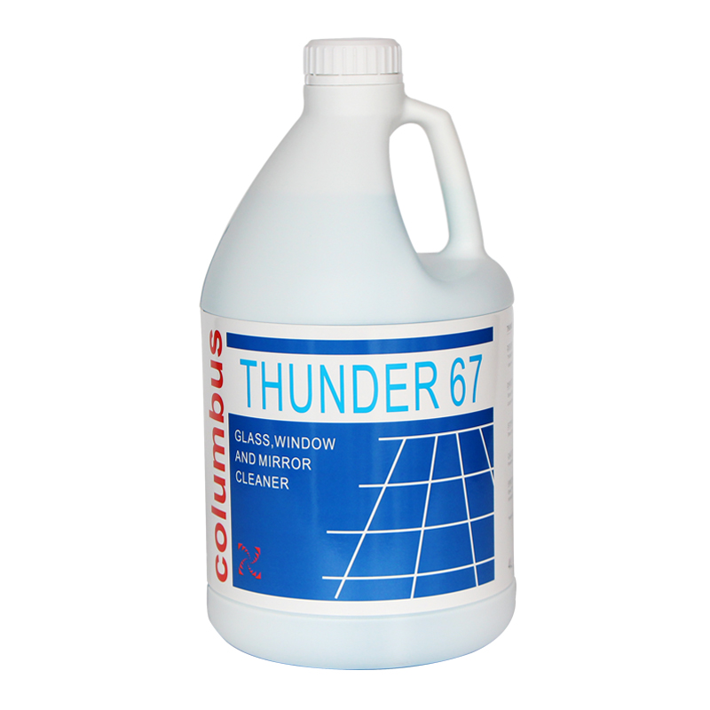 奥林匹斯THUNDER67玻璃镜面酒店清洁剂消除污垢不留水痕4L大桶装-图3