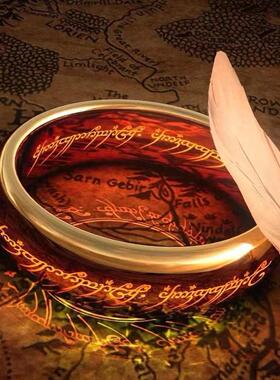 金包银18k黄金色魔戒戒指