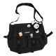 Japanese Harajuku literary large-capacity workwear crossbody bag for male and female college students Korean version versatile school bag crossbody bag