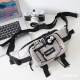Korean style ins style workwear chest bag unisex functional crossbody bag skateboard bag cycling leisure sports waist bag trendy