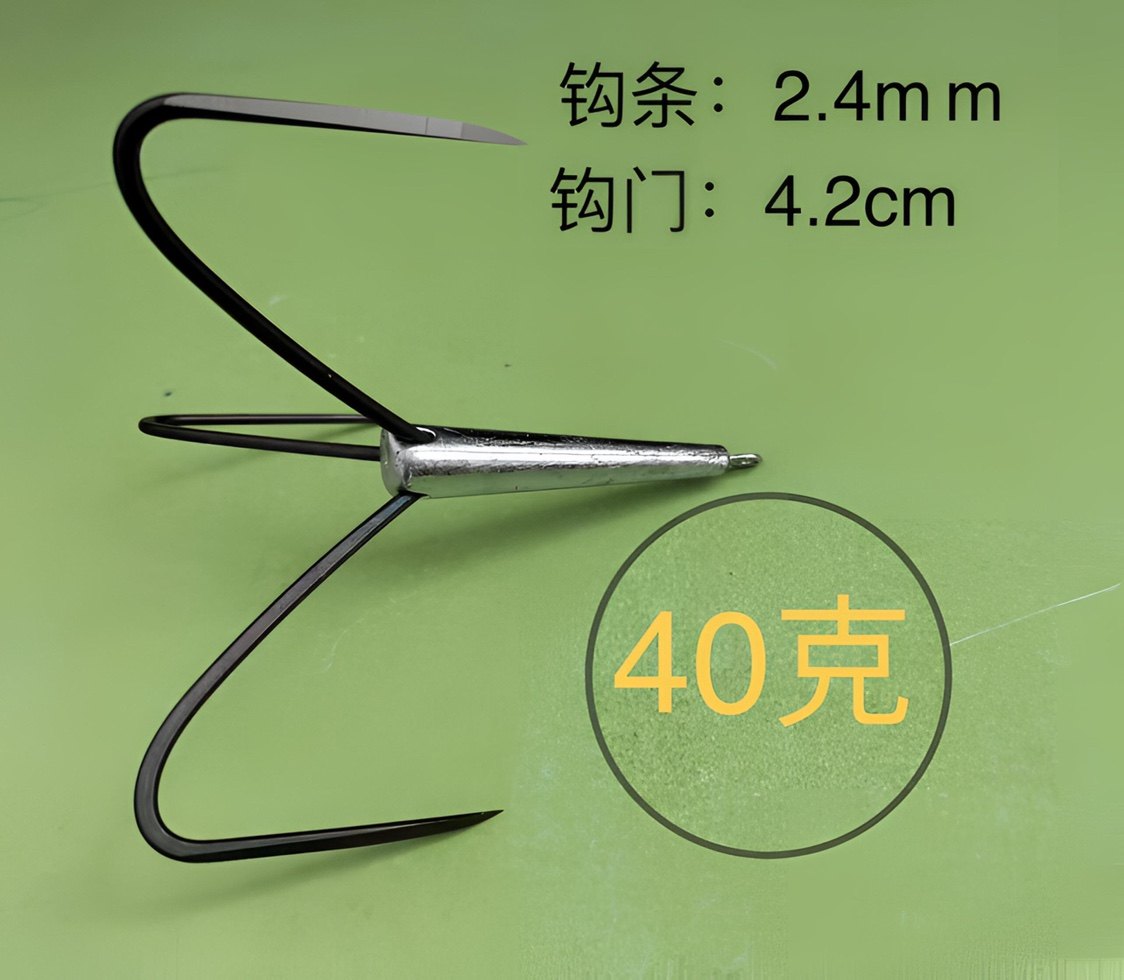 新款锚钩二爪三爪锚鱼防挂底挂鱼划鱼草鲢鲤鱼钩加强版三本钩,淘宝优惠券,粉丝福利购,淘宝优惠卷