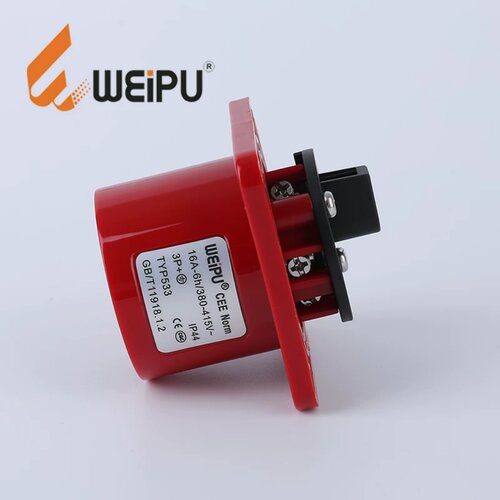 威浦工业插头座 16A4芯IP44 TYP233 2618 3618 5618 6618 533 633 - 图1