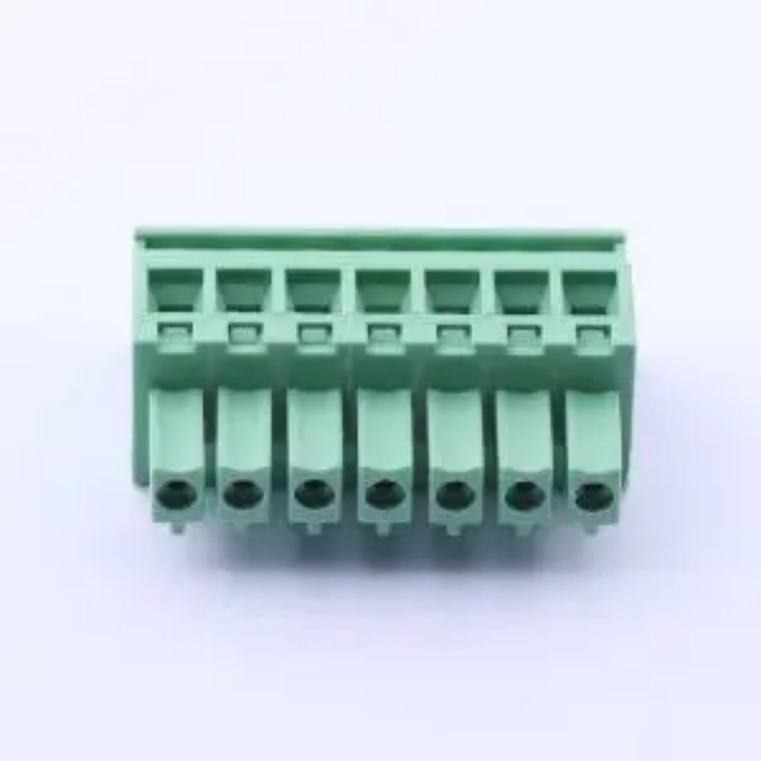 WJ15EDGKB-3.81-7P 插拔式3.81mm接线端子 1x7P 排数:1 每排P数 7 - 图1