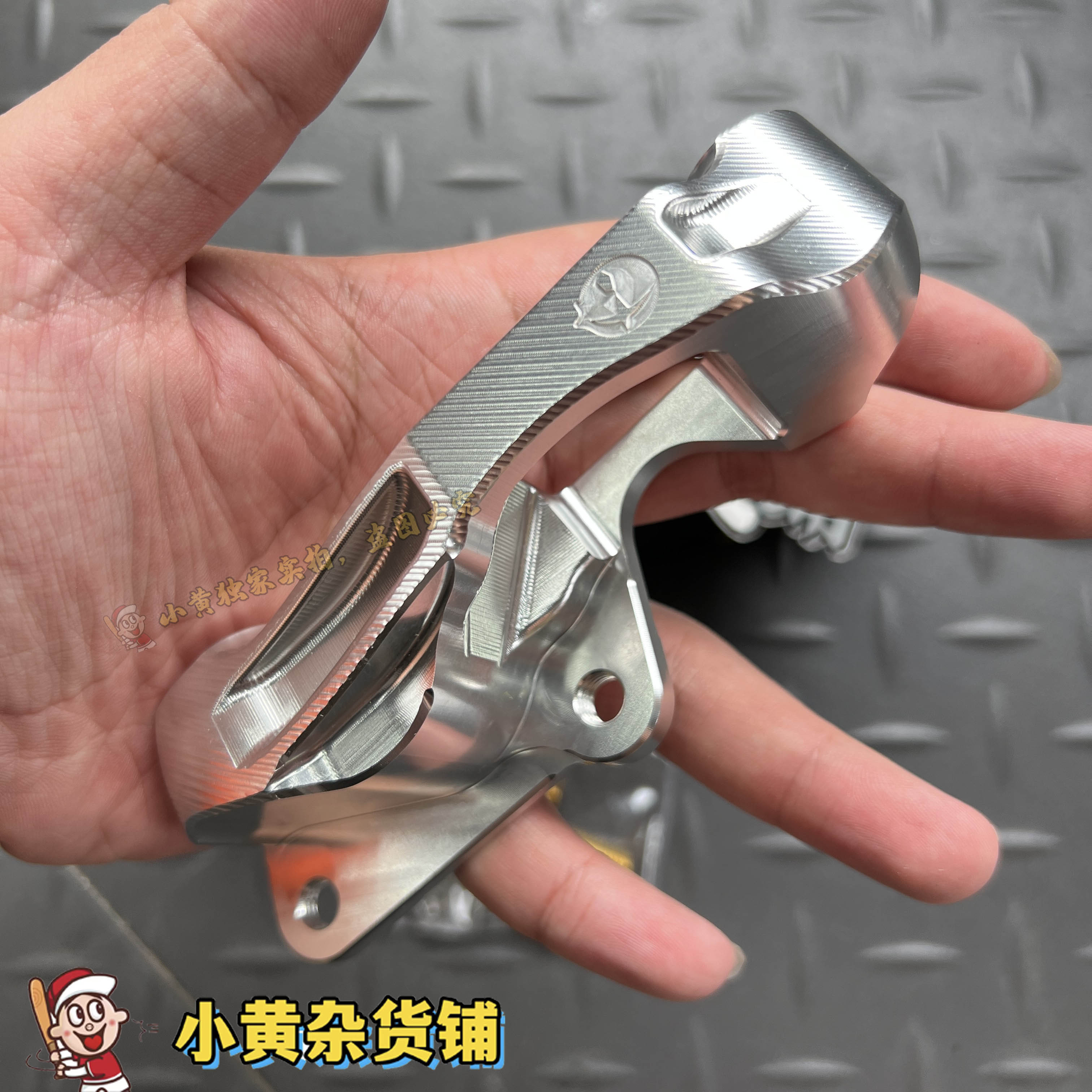 vespa150冲刺春天GTS改装前刹车套装刹车盘brembo卡钳转接码M50-图2