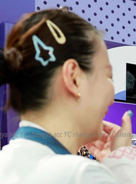 黄雅琼同款发夹 女后脑勺2024新款 侧边彩色刘海前额碎发整理头饰