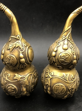 铜葫芦家居工艺摆件铜器