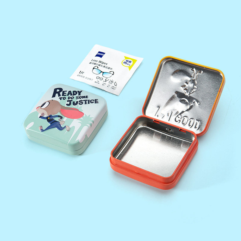 蔡司随享盒眼镜清洁湿巾收纳盒镜布盒子小铁盒,淘宝优惠券,粉丝福利购,淘宝优惠卷