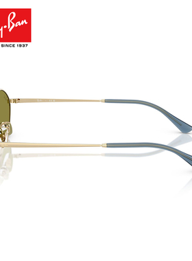 雷朋金属时尚窄框椭圆太阳镜男女