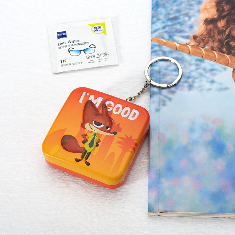 蔡司随享盒眼镜清洁湿巾收纳盒镜布盒子小铁盒,淘宝优惠券,粉丝福利购,淘宝优惠卷