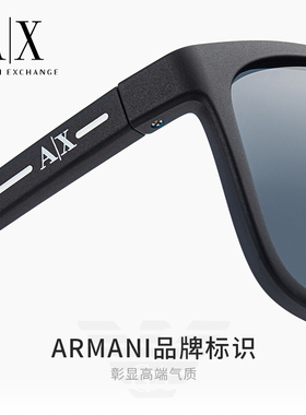 阿玛尼2024新品百搭方框板材墨镜