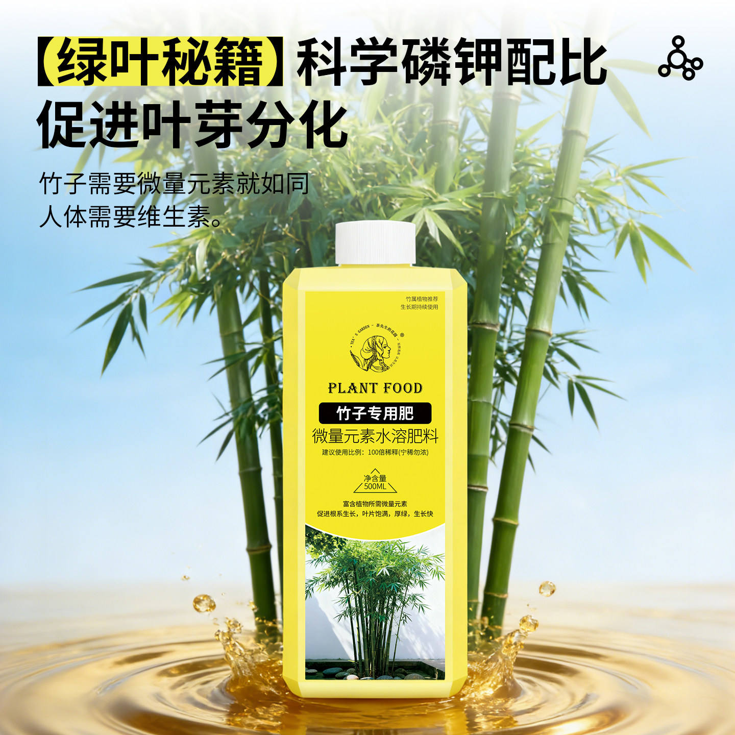 竹子专用营养液治叶子发黄盆栽室内水培文昌观音竹黄叶变绿叶肥料,淘宝优惠券,粉丝福利购,淘宝优惠卷