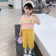 Casual cotton two-piece summer striped chiffon pants set