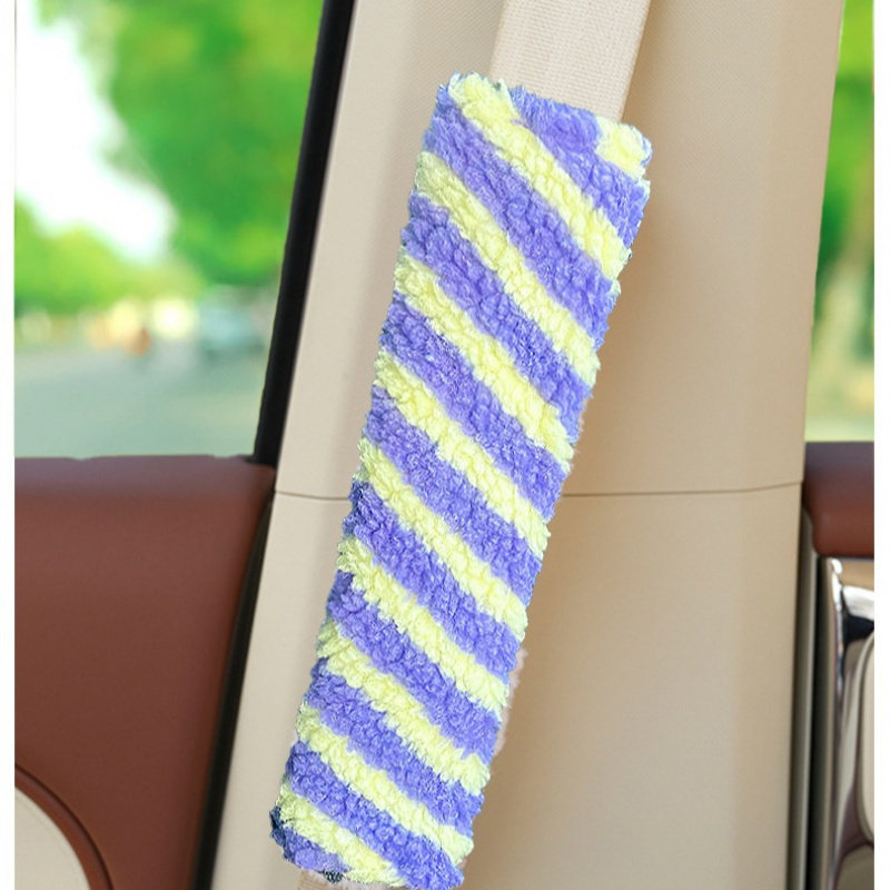 小怪兽汽车安全带护肩套毛绒安全带套防勒脖子保护套车用装饰用品,淘宝优惠券,粉丝福利购,淘宝优惠卷