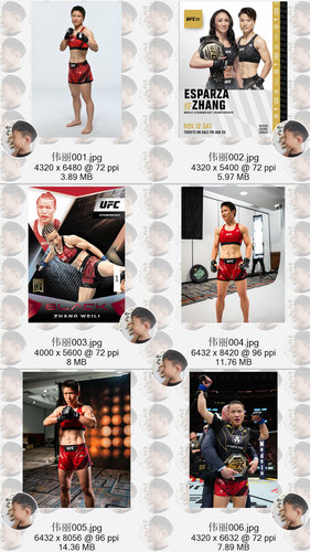 张伟丽ufc明星格斗搏击超高清4K12K手机电脑图片壁纸海报JPG素材 - 图0