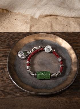 S925纯银新中式国风盘缠手链