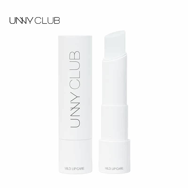 unny女保湿滋润防干裂打底淡润唇膏 丹尼思化妆品润唇膏