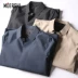 Keo chống thấm nước dài áo gió 2019 mùa thu nam mới kinh doanh thời trang giản dị áo khoác nam xk0905 - Áo gió áo gió chống nắng nam Áo gió