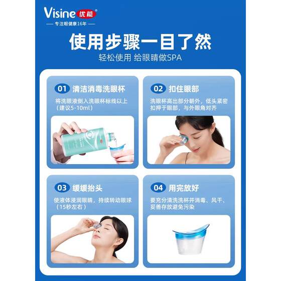 Youneng eye wash upgrade to 300ml without increasing the price