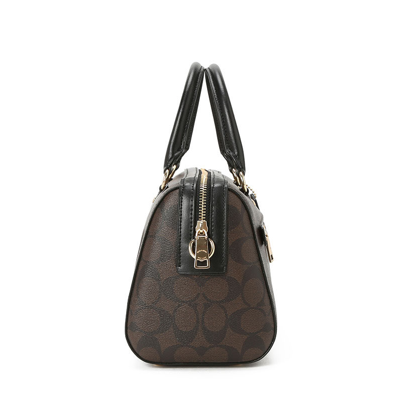 coach rowan波士顿桶包老花手提包 LAMAVO女士包袋